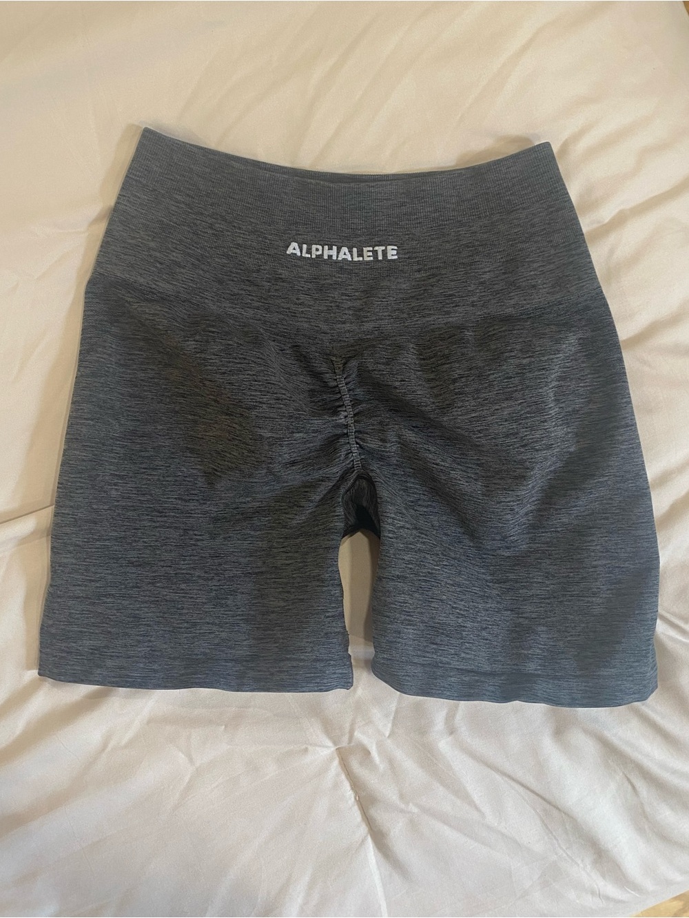 ALPHALETE gym workout shorts GUC size small